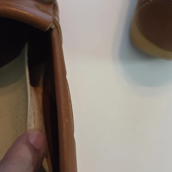 SAS Women's Tan Leather Loafers - Picture 10 of 12